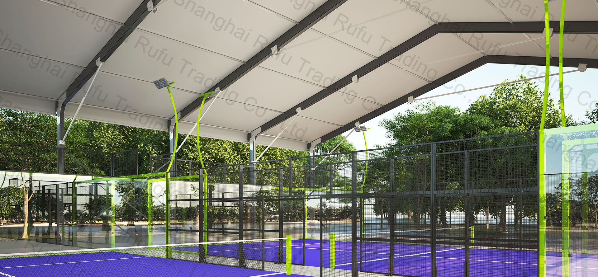 Pista de Padel con Techo