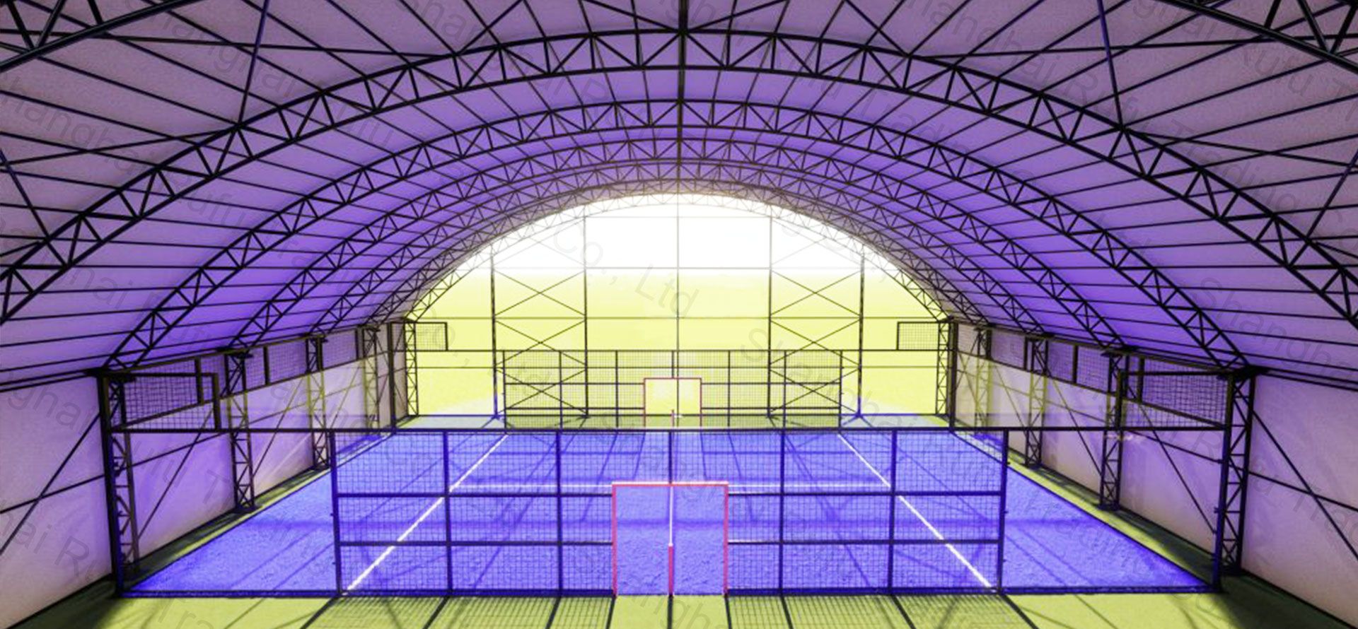 Pista de Padel con Techo