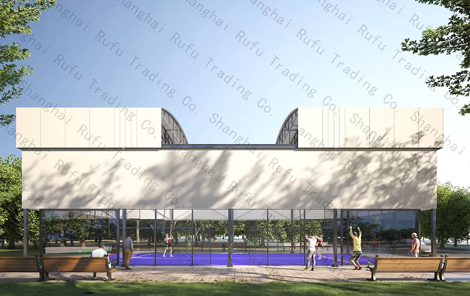 Pista de Padel con sistema de techo