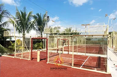 pista de pádel para niños