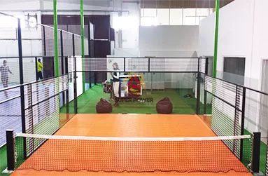 pista de pádel para niños